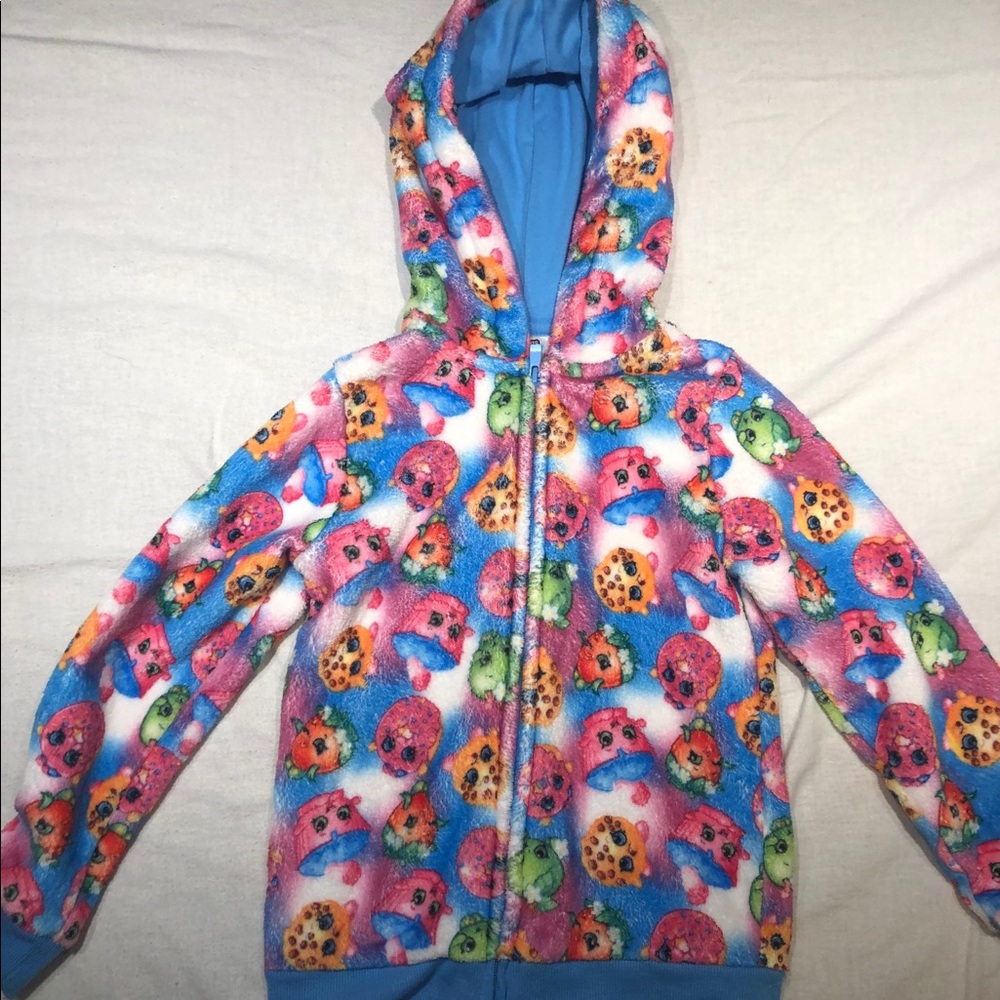 girls fuzzy Shopkins hoodie
